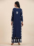 Fizaa Chikankari CO-ORD Set In Modal Cotton for Women In Blue